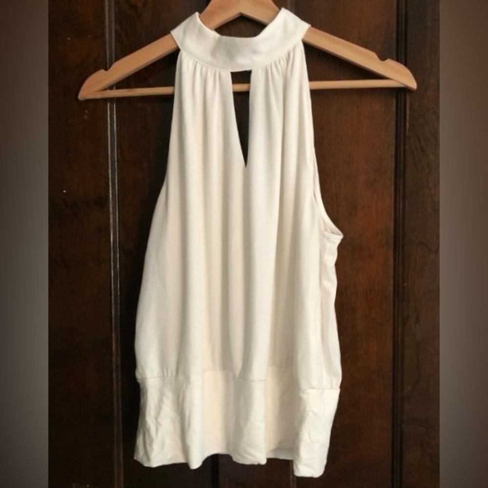 🐚 Keyhole Halter Blouse 7th Avenue